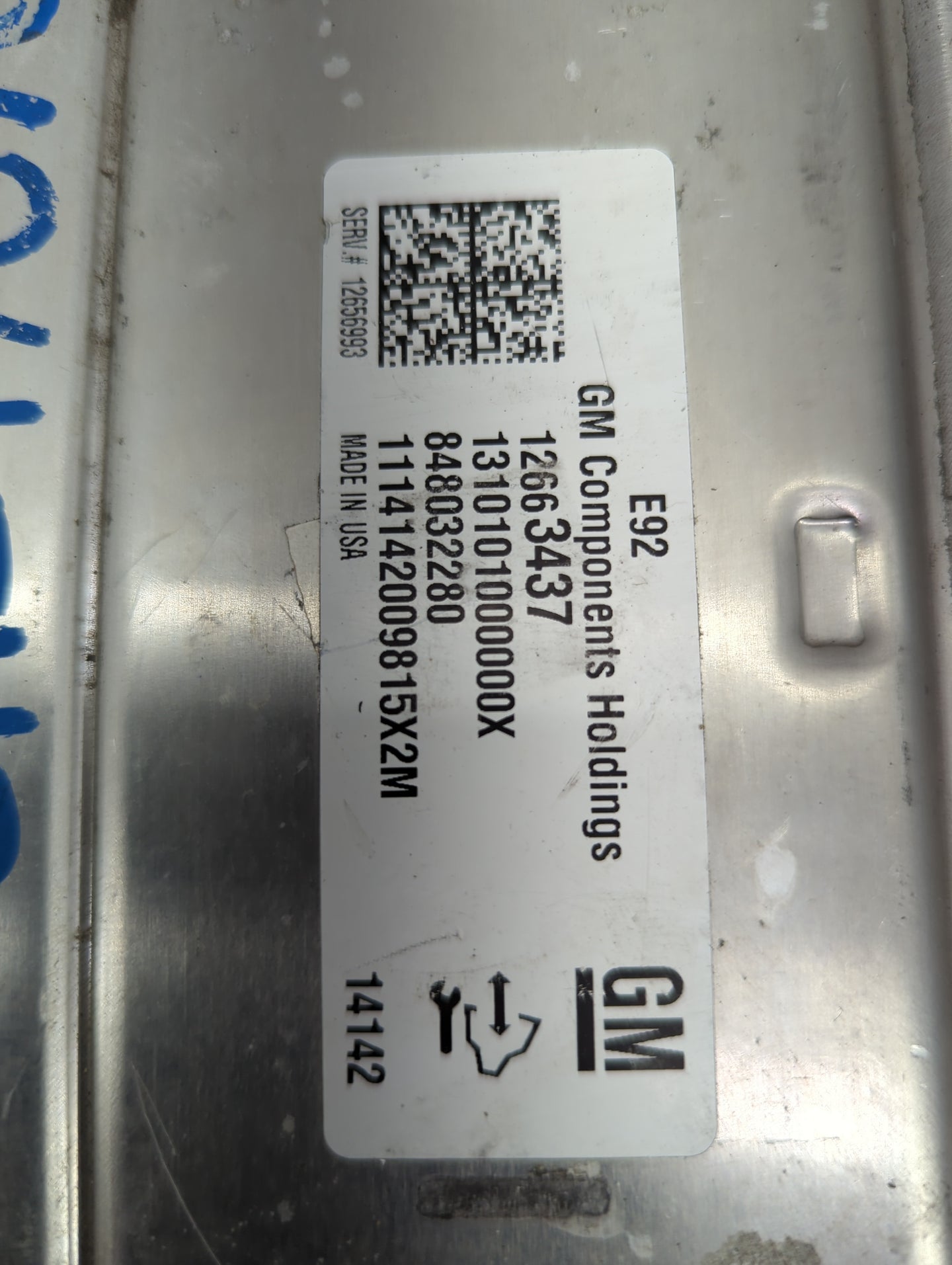 2015 Chevrolet Suburban 1500 PCM Engine Control Computer ECU ECM PCU OEM P/N:12663437 12663391 Fits Fits 2014 2016 OEM Used 