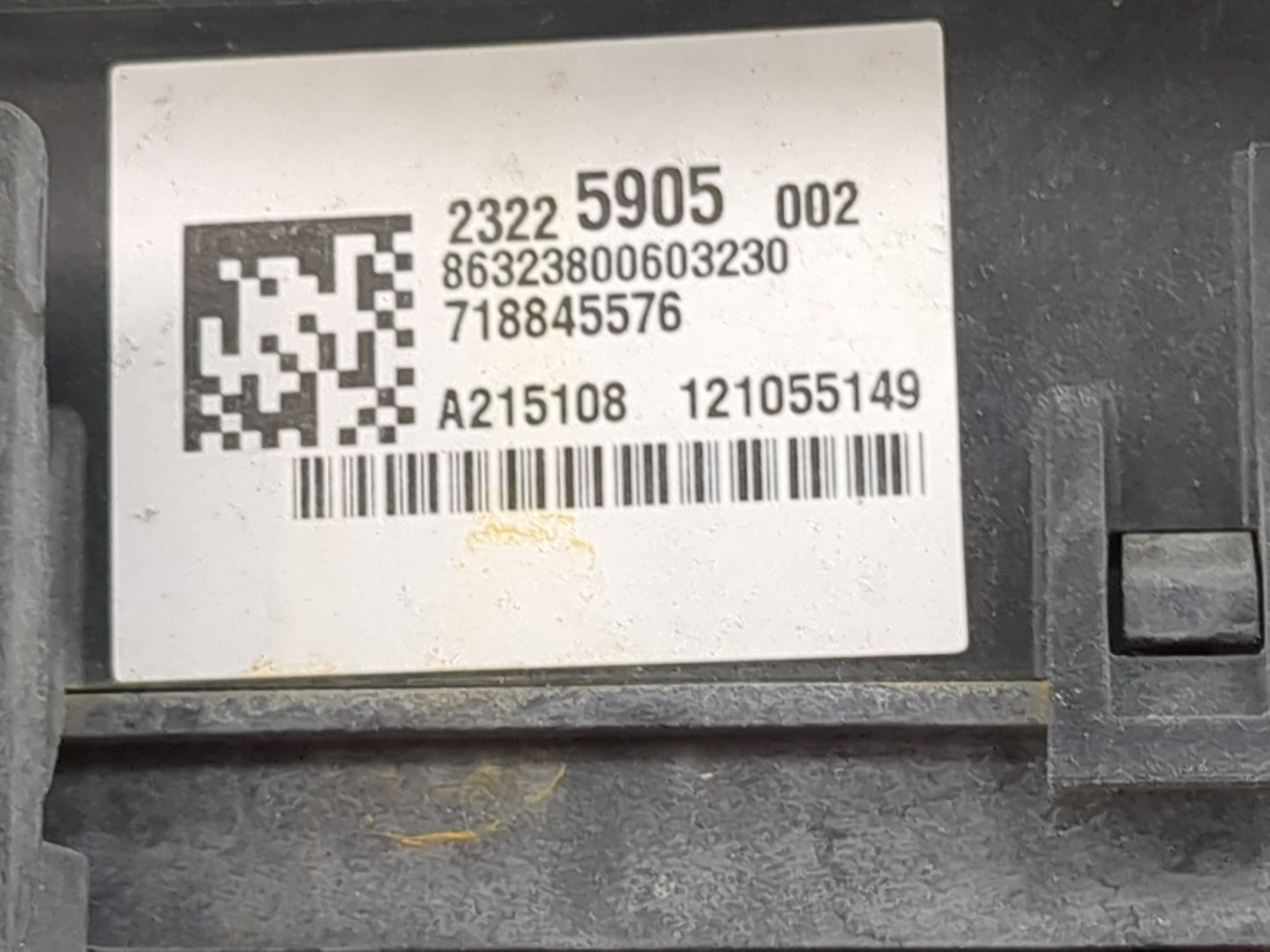 2015 Chevrolet Suburban 1500 Fusebox Fuse Box Panel Relay Module P/N:23225905 86323800603230 Fits Fits 2016 2017 2018 2019 2