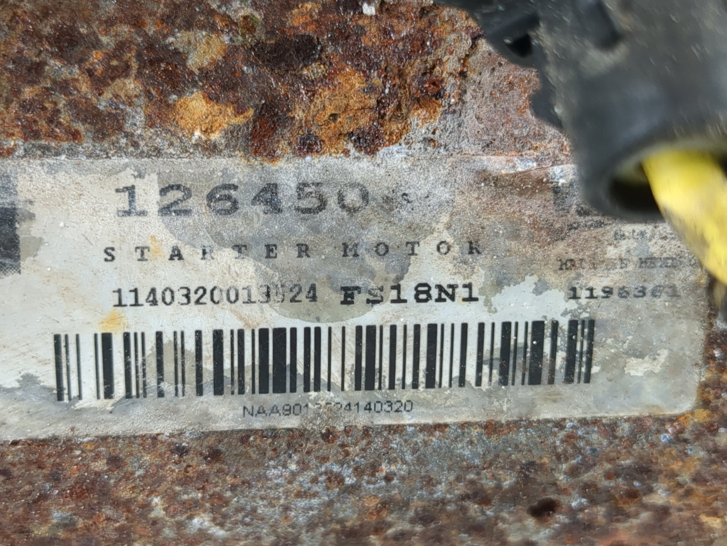 2015-2020 Chevrolet Tahoe Car Starter Motor Solenoid OEM P/N:1196361 126450 Fits Fits 2014 2015 2016 2017 2018 2019 2020 OEM