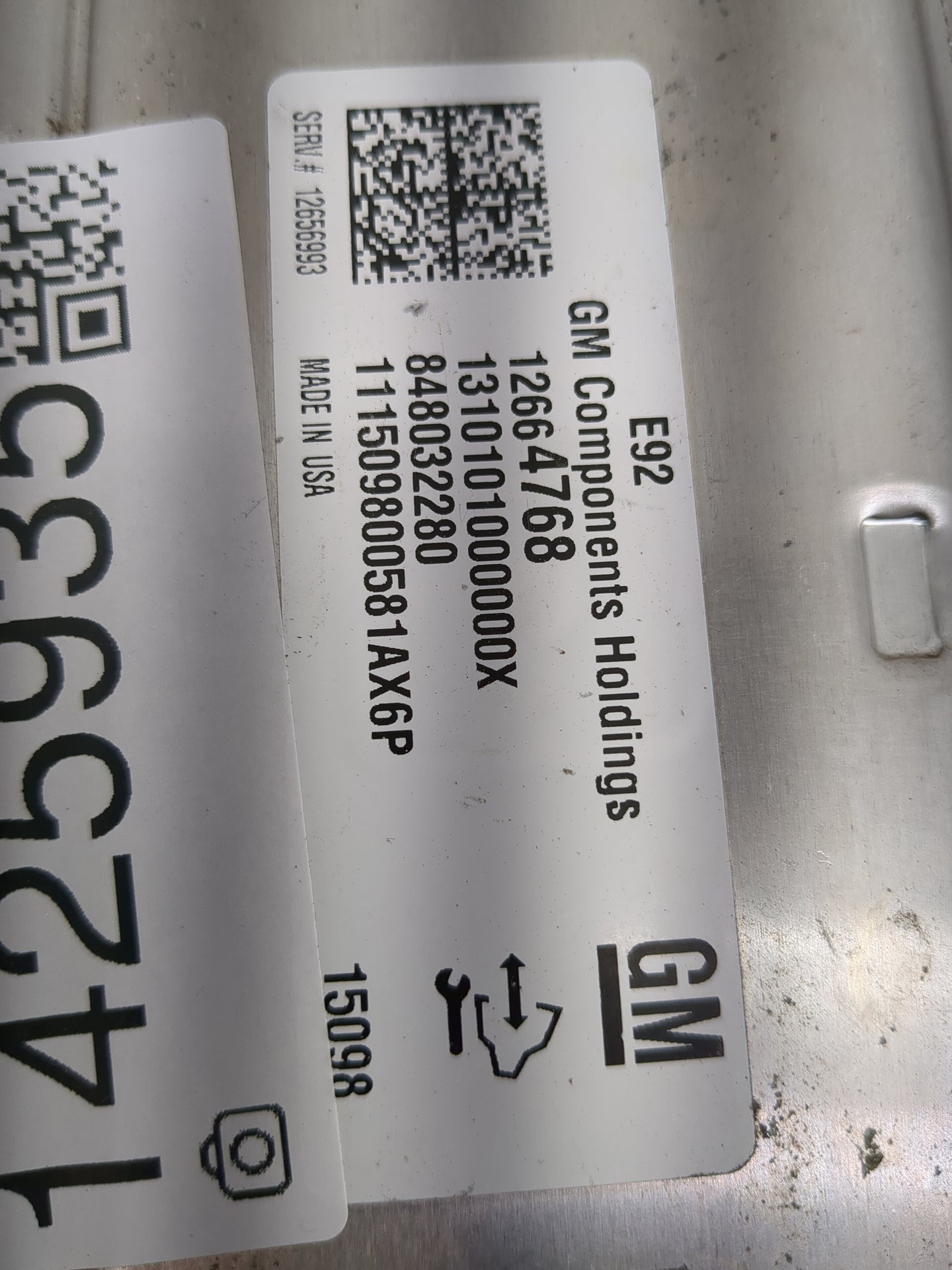 2015-2016 Chevrolet Tahoe PCM Engine Control Computer ECU ECM PCU OEM P/N:12664768 13101010000000X Fits Fits 2014 2015 2016 