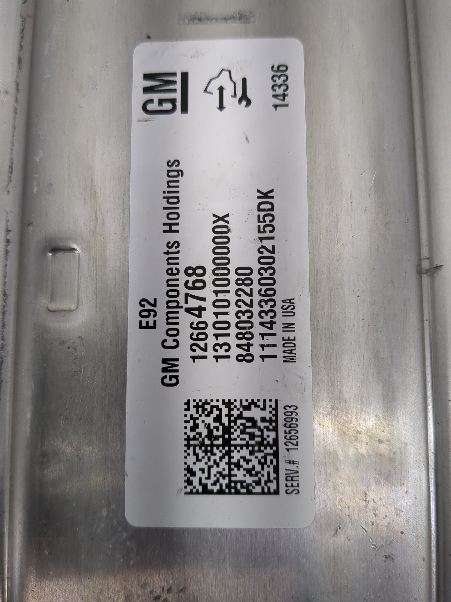 2015-2016 Chevrolet Tahoe PCM Engine Control Computer ECU ECM PCU OEM P/N:12664768 12656993 Fits Fits 2014 2015 2016 OEM Use