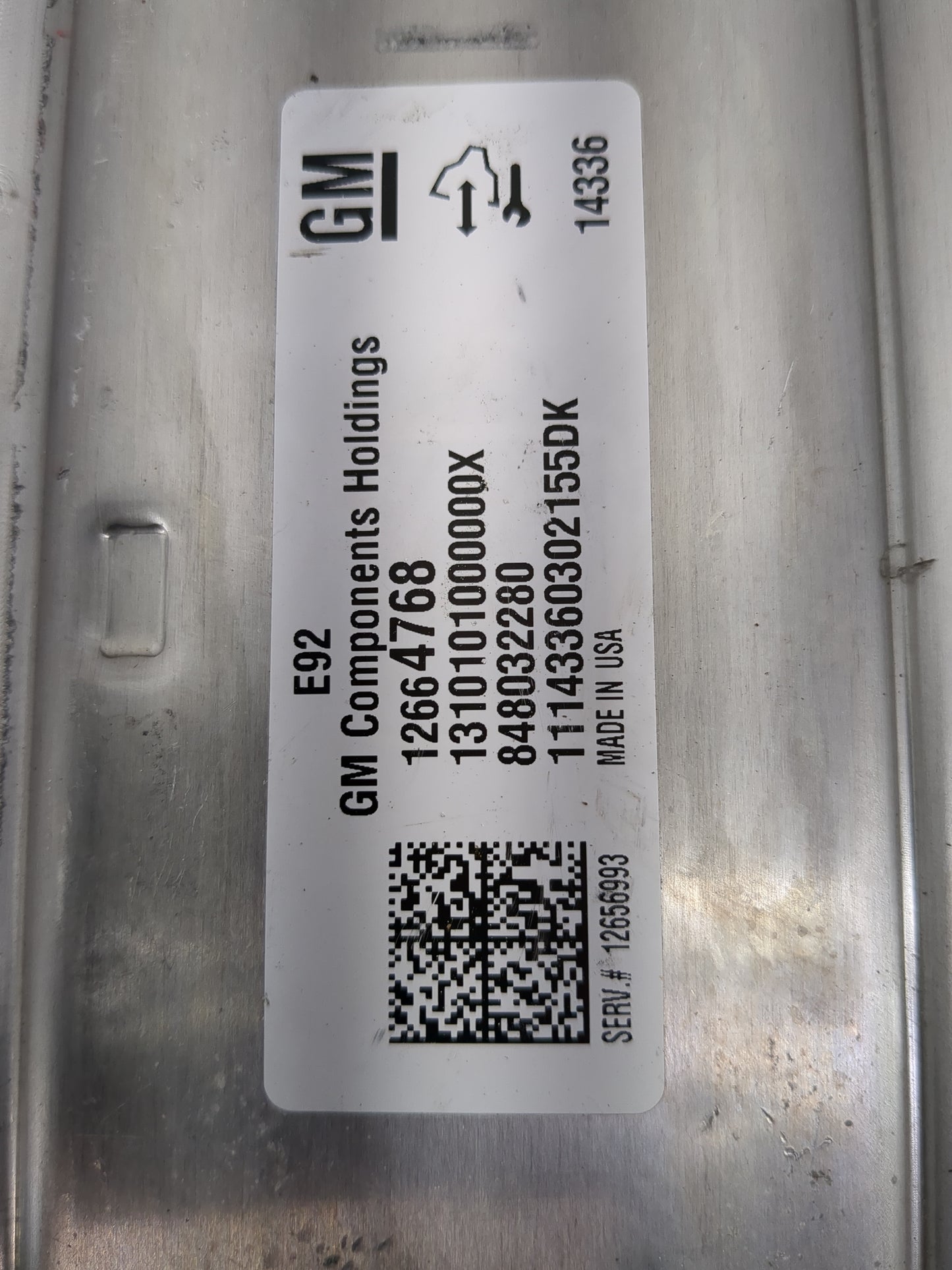 2015-2016 Chevrolet Tahoe PCM Engine Control Computer ECU ECM PCU OEM P/N:12664768 12656993 Fits Fits 2014 2015 2016 OEM Use