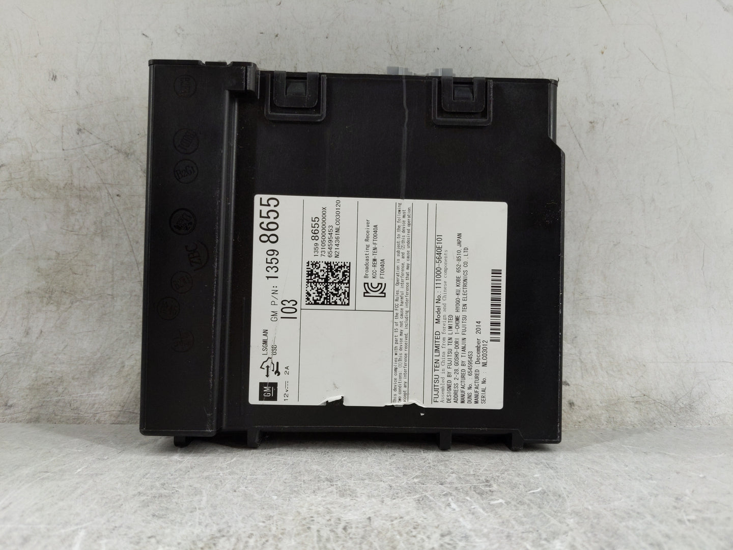 2015 Chevrolet Tahoe Radio AM FM Cd Player Receiver Replacement P/N:13598655 111000-5640E101, 23105453 Fits OEM Used Auto Pa