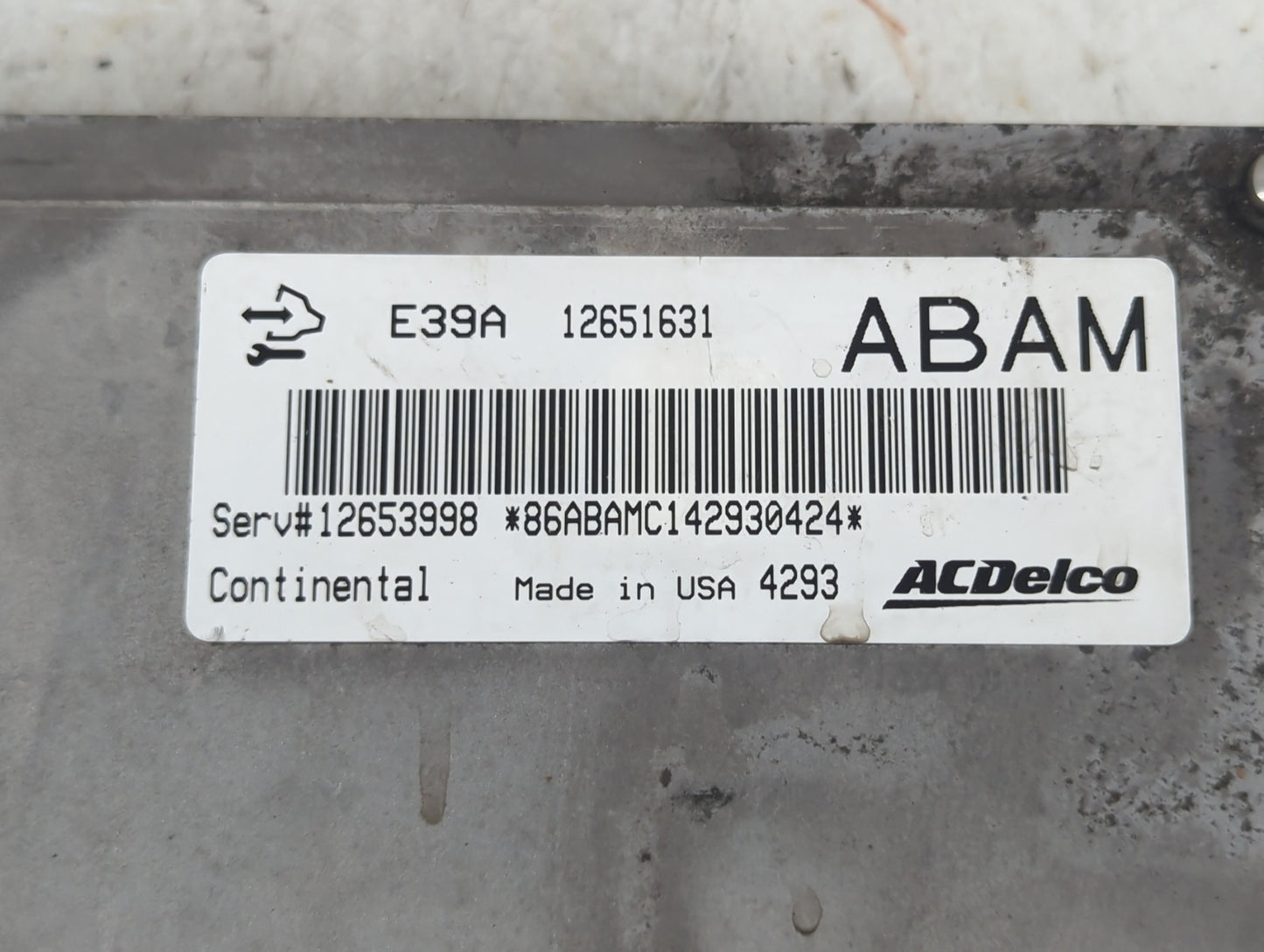 2013-2016 Chevrolet Traverse PCM Engine Control Computer ECU ECM PCU OEM P/N:12651631 E39A Fits Fits 2013 2014 2015 2016 OEM