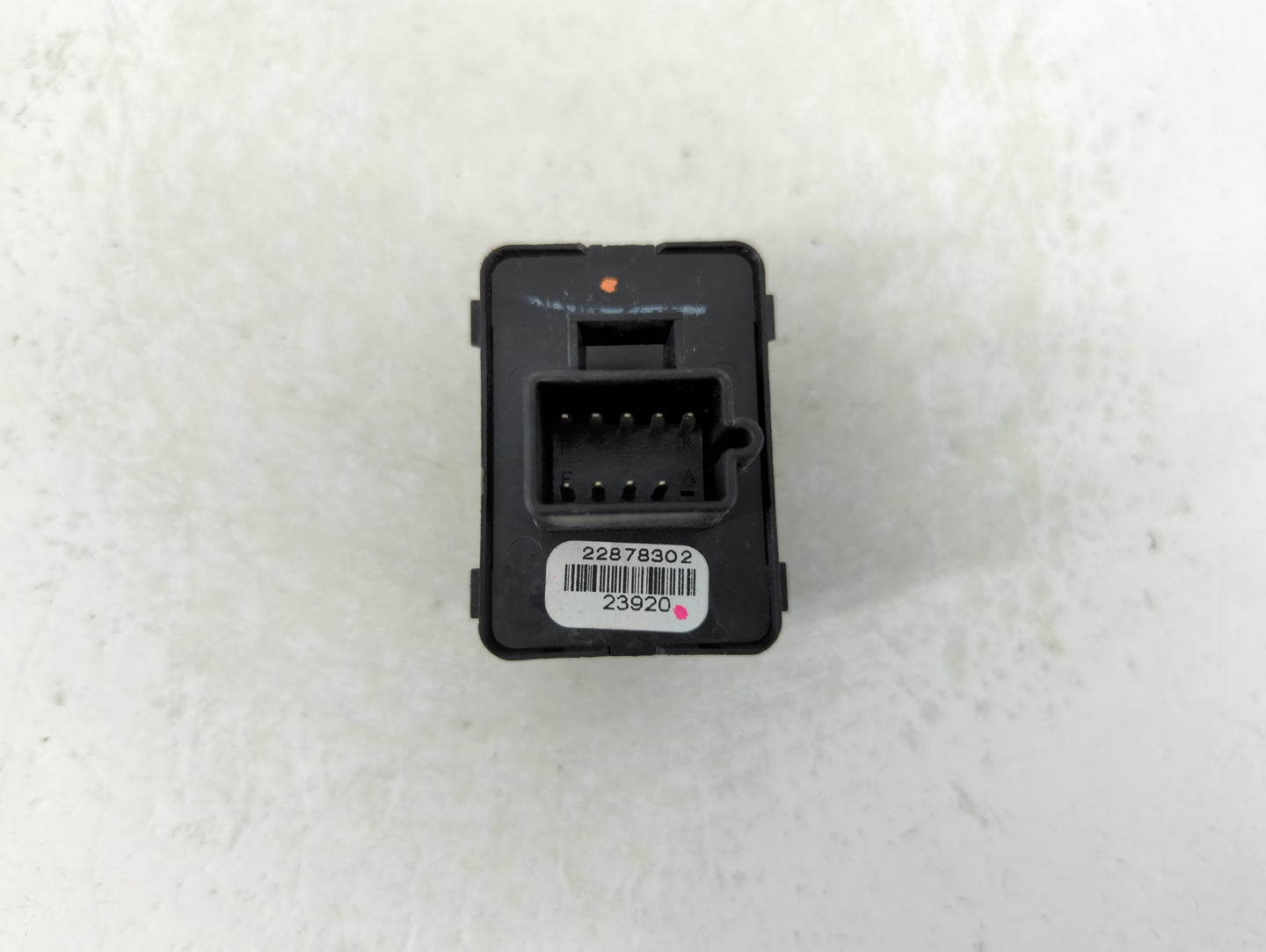 2009-2017 Chevrolet Traverse Master Power Window Switch Replacement Driver Side Left P/N:22878302 Fits OEM Used Auto Parts -