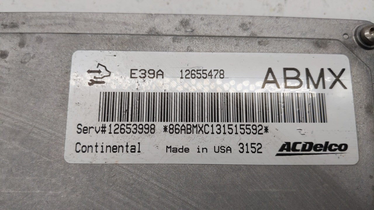 2013-2016 Chevrolet Traverse PCM Engine Control Computer ECU ECM PCU OEM P/N:12653998 Fits Fits 2013 2014 2015 2016 OEM Used