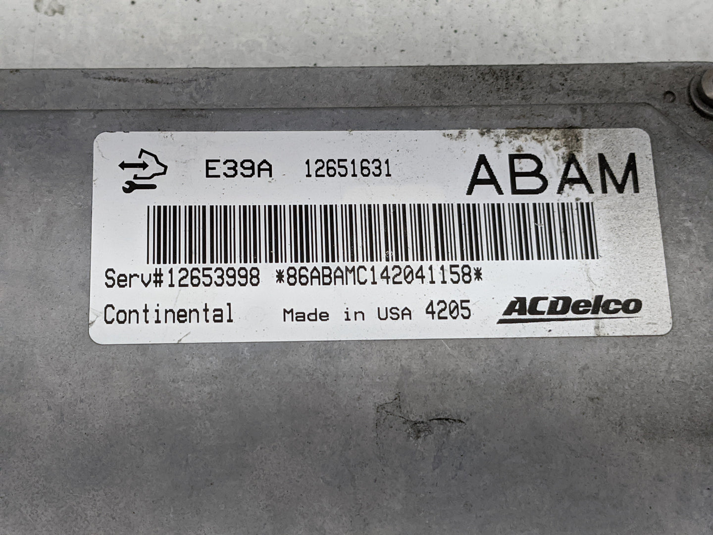 2013-2016 Chevrolet Traverse PCM Engine Control Computer ECU ECM PCU OEM P/N:12651631 Fits Fits 2013 2014 2015 2016 OEM Used
