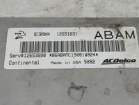 2013-2016 Chevrolet Traverse PCM Engine Control Computer ECU ECM PCU OEM P/N:E39A-12651631 Fits Fits 2013 2014 2015 2016 OEM
