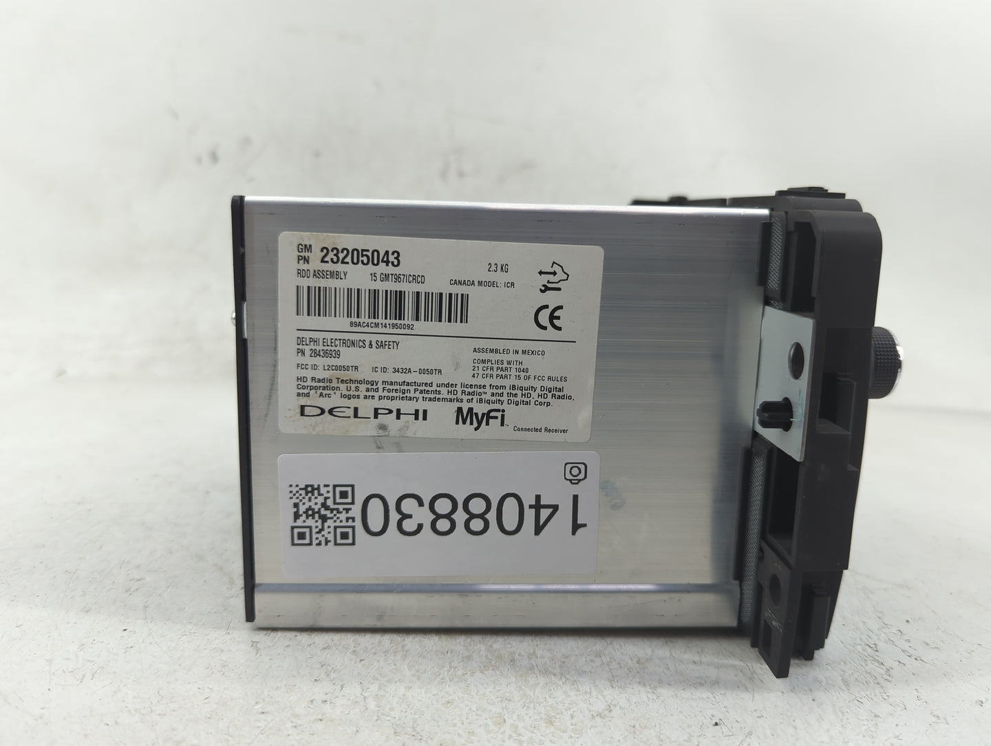 2015 Chevrolet Traverse Radio AM FM Cd Player Receiver Replacement P/N:23205043 Fits OEM Used Auto Parts - Oemusedautoparts1