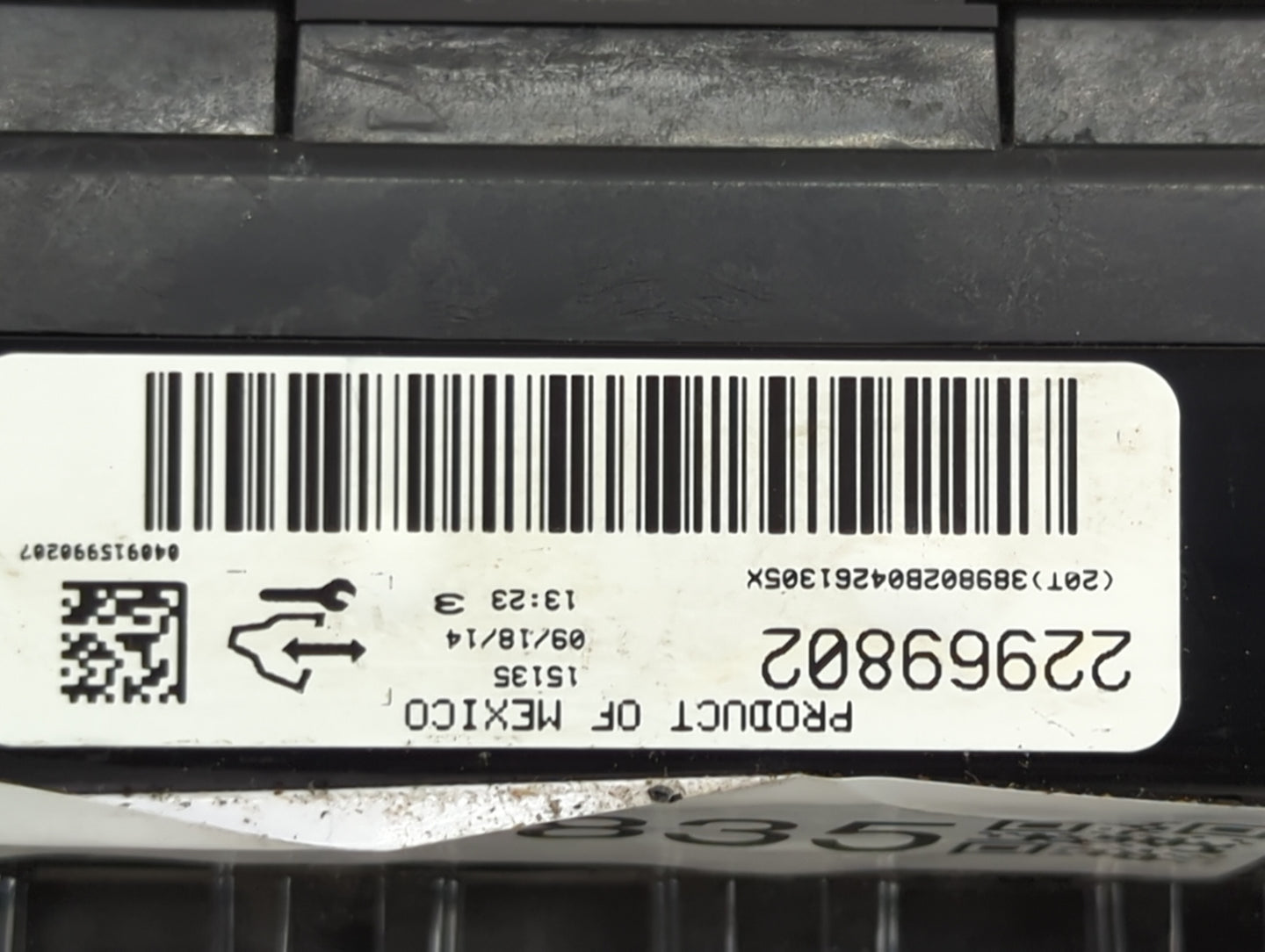 2013-2017 Chevrolet Traverse Climate Control Module Temperature AC/Heater Replacement P/N:22969802 Fits OEM Used Auto Parts 