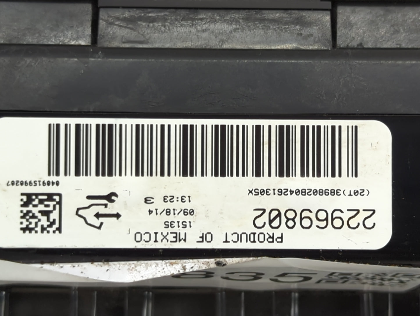 2013-2017 Chevrolet Traverse Climate Control Module Temperature AC/Heater Replacement P/N:22969802 Fits OEM Used Auto Parts 