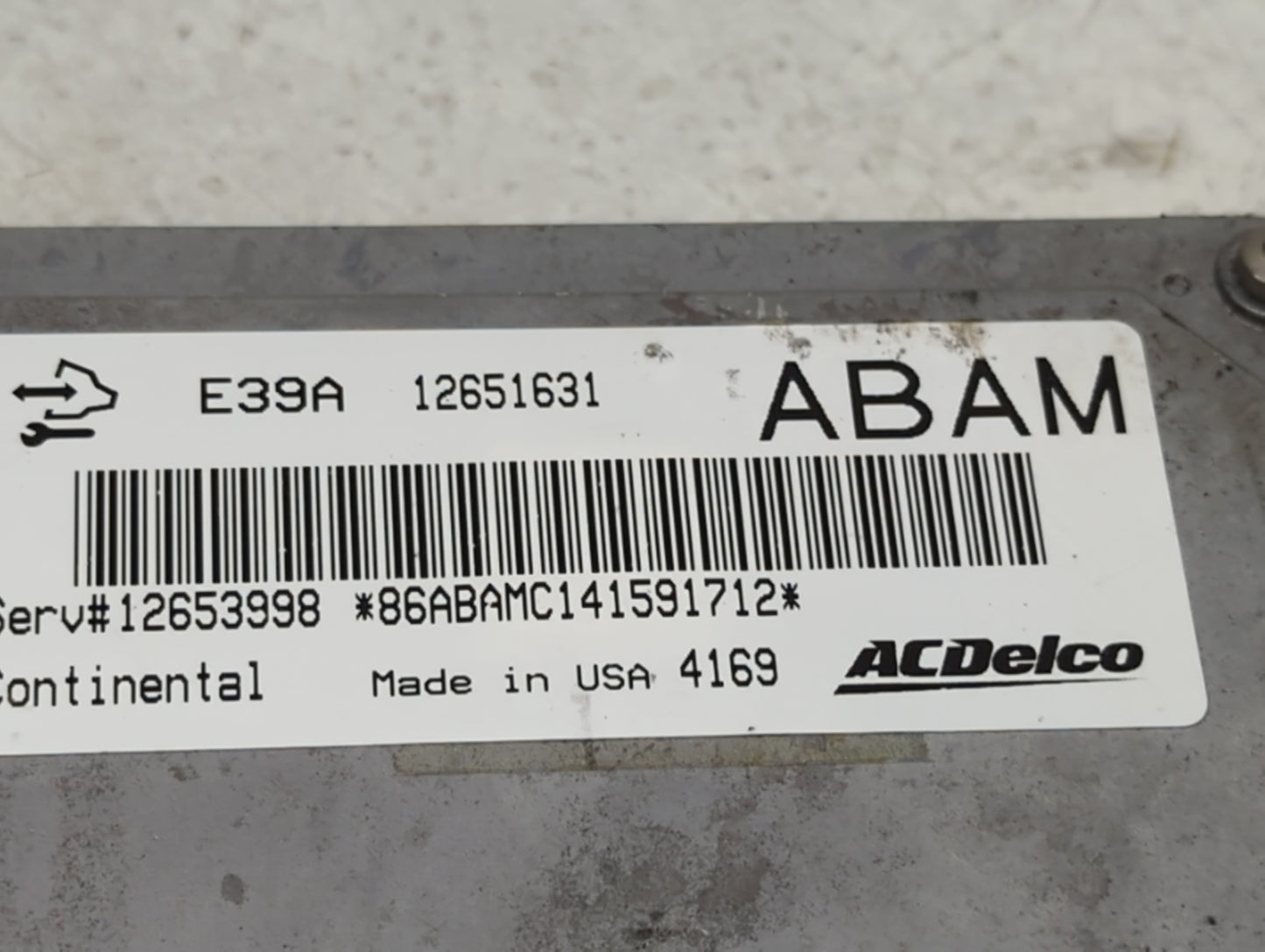 2013-2016 Chevrolet Traverse PCM Engine Control Computer ECU ECM PCU OEM P/N:12651631 12653998 Fits Fits 2013 2014 2015 2016