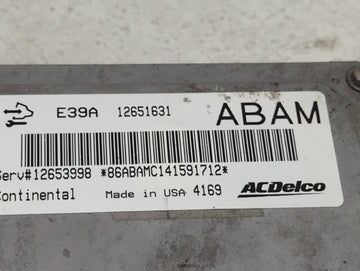 2013-2016 Chevrolet Traverse PCM Engine Control Computer ECU ECM PCU OEM P/N:12651631 12653998 Fits Fits 2013 2014 2015 2016 OEM Used Auto Parts