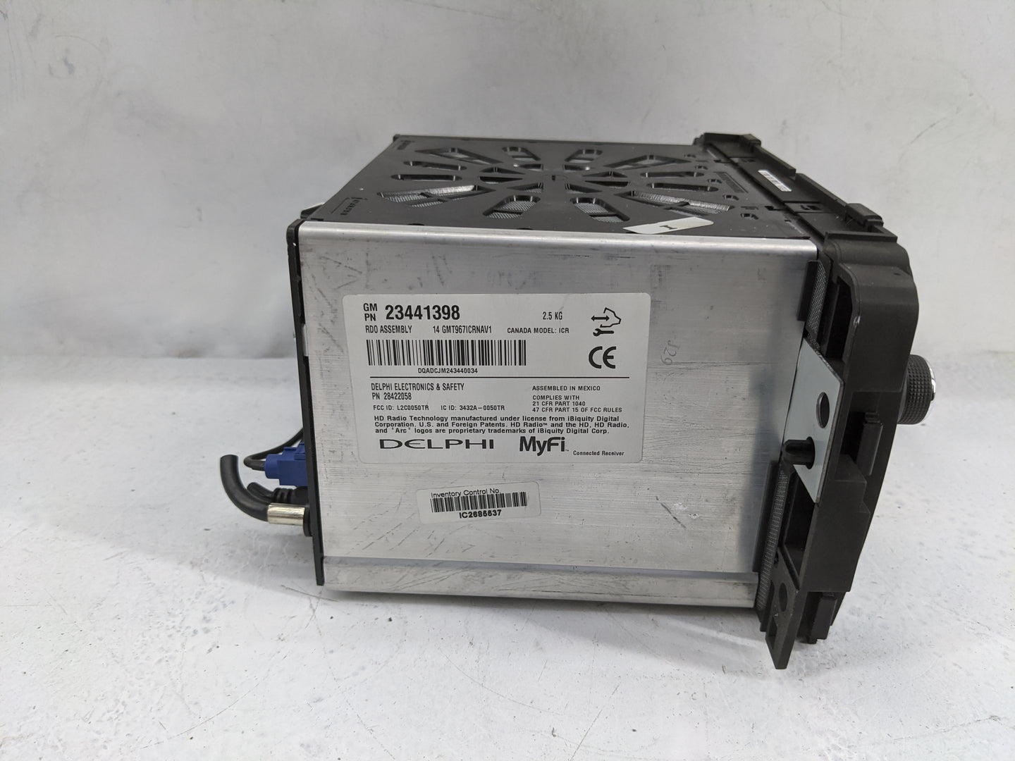 2013-2014 Chevrolet Traverse Radio AM FM Cd Player Receiver Replacement P/N:23441398 14 GMT967ICRNAV1 Fits Fits 2013 2014 OE