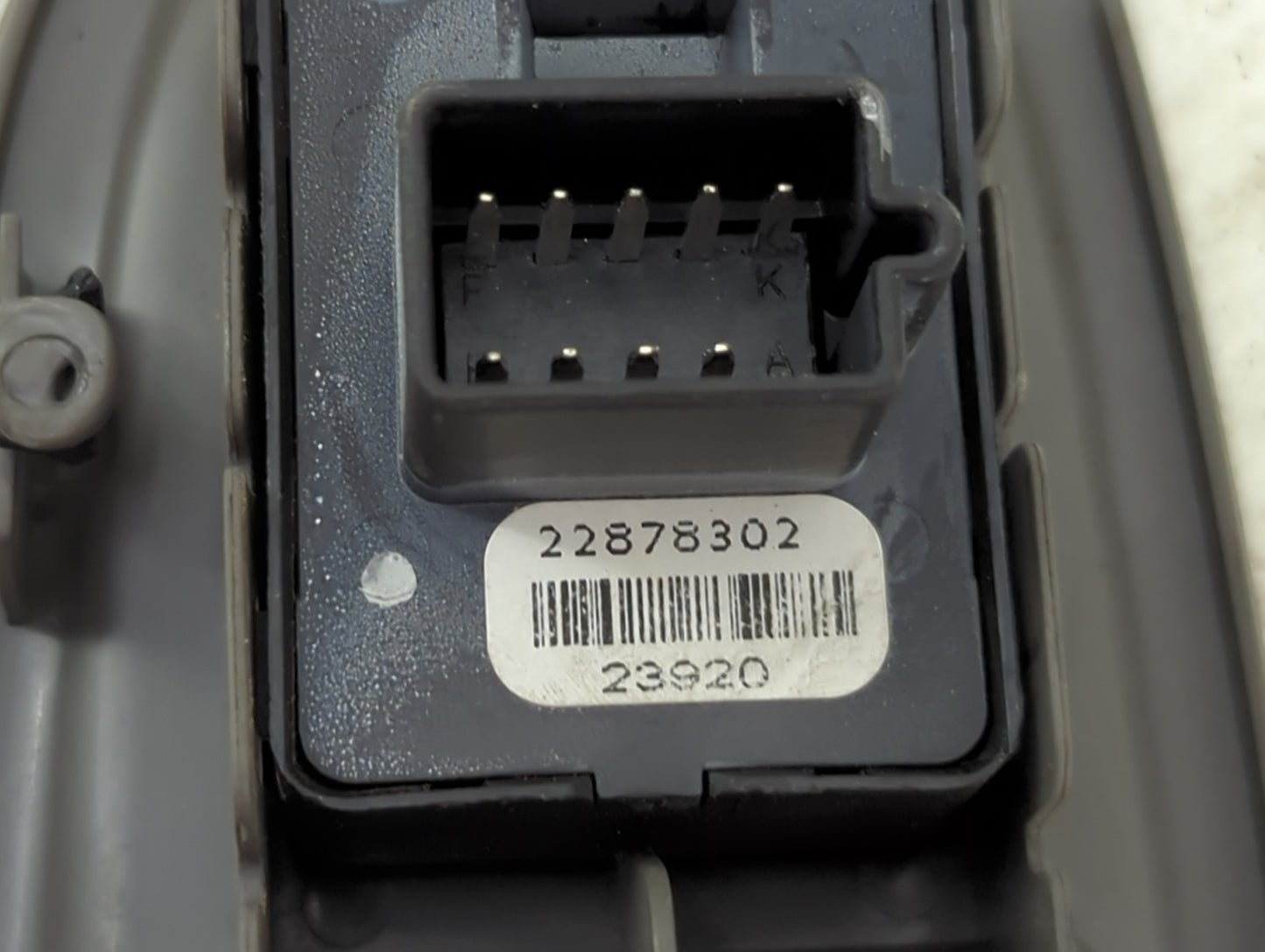 2009-2017 Chevrolet Traverse Master Power Window Switch Replacement Driver Side Left P/N:22878302 Fits OEM Used Auto Parts -