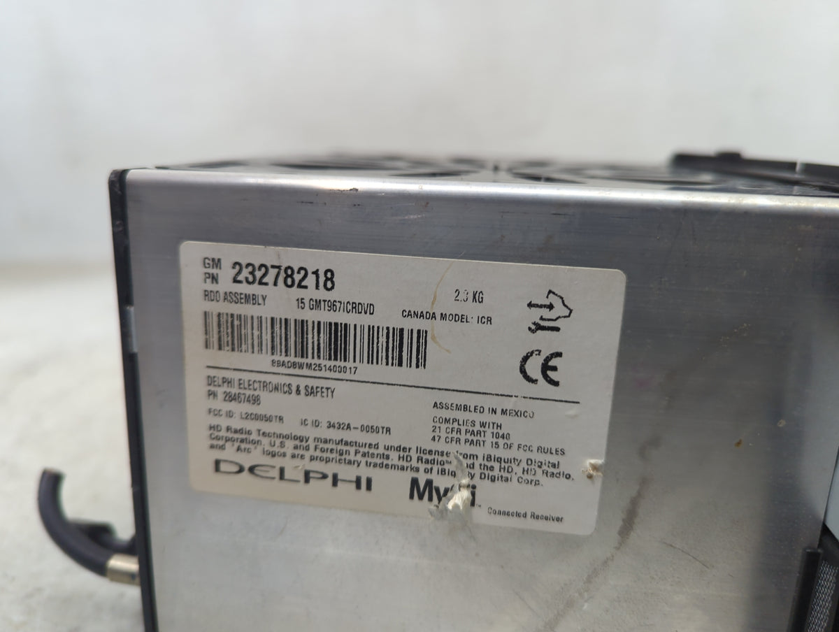 2015 Chevrolet Traverse Radio AM FM Cd Player Receiver Replacement P/N:23278218 28467498, L2C0050TR, 3432A-0050TR Fits OEM U