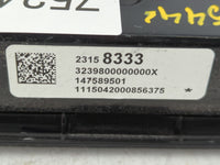 2013-2017 Chevrolet Traverse Climate Control Module Temperature AC/Heater Replacement P/N:23158333 Fits OEM Used Auto Parts 