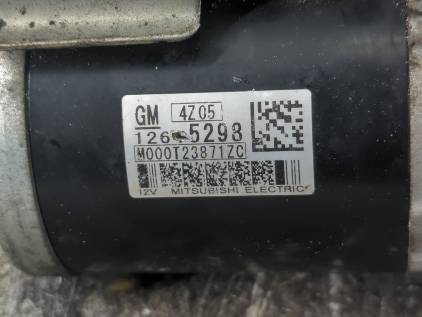 2015 Chevrolet Traverse Car Starter Motor Solenoid OEM P/N:M000T23871ZC Fits OEM Used Auto Parts - Oemusedautoparts1.com