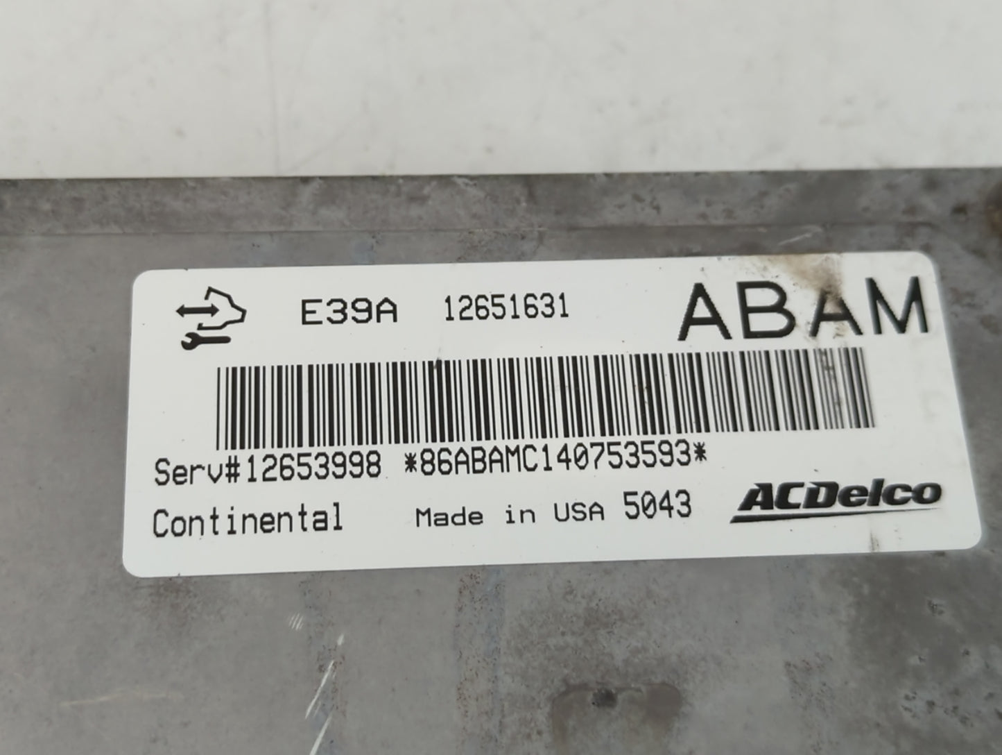 2013-2016 Chevrolet Traverse PCM Engine Control Computer ECU ECM PCU OEM P/N:12651631 E39A Fits Fits 2013 2014 2015 2016 OEM