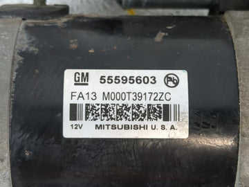 2013-2021 Chevrolet Trax Car Starter Motor Solenoid OEM P/N:55595603 Fits OEM Used Auto Parts