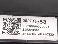 2015 Chevrolet Trax Climate Control Module Temperature AC/Heater Replacement P/N:95276583 Fits OEM Used Auto Parts - Oemused
