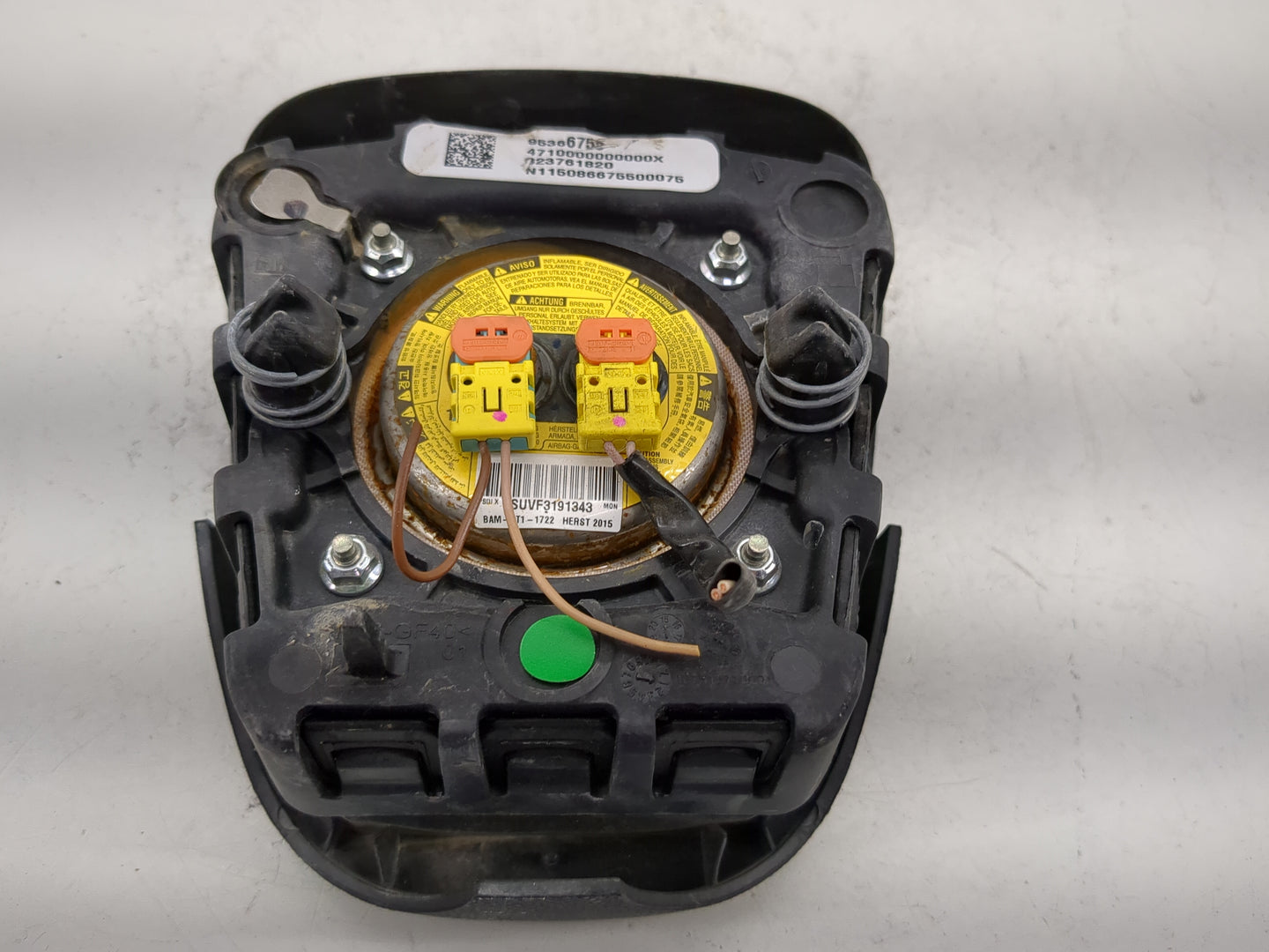 2013-2020 Chevrolet Trax Air Bag Driver Left Steering Wheel Mounted P/N:95366755 Fits Fits 2013 2014 2015 2016 2017 2018 201