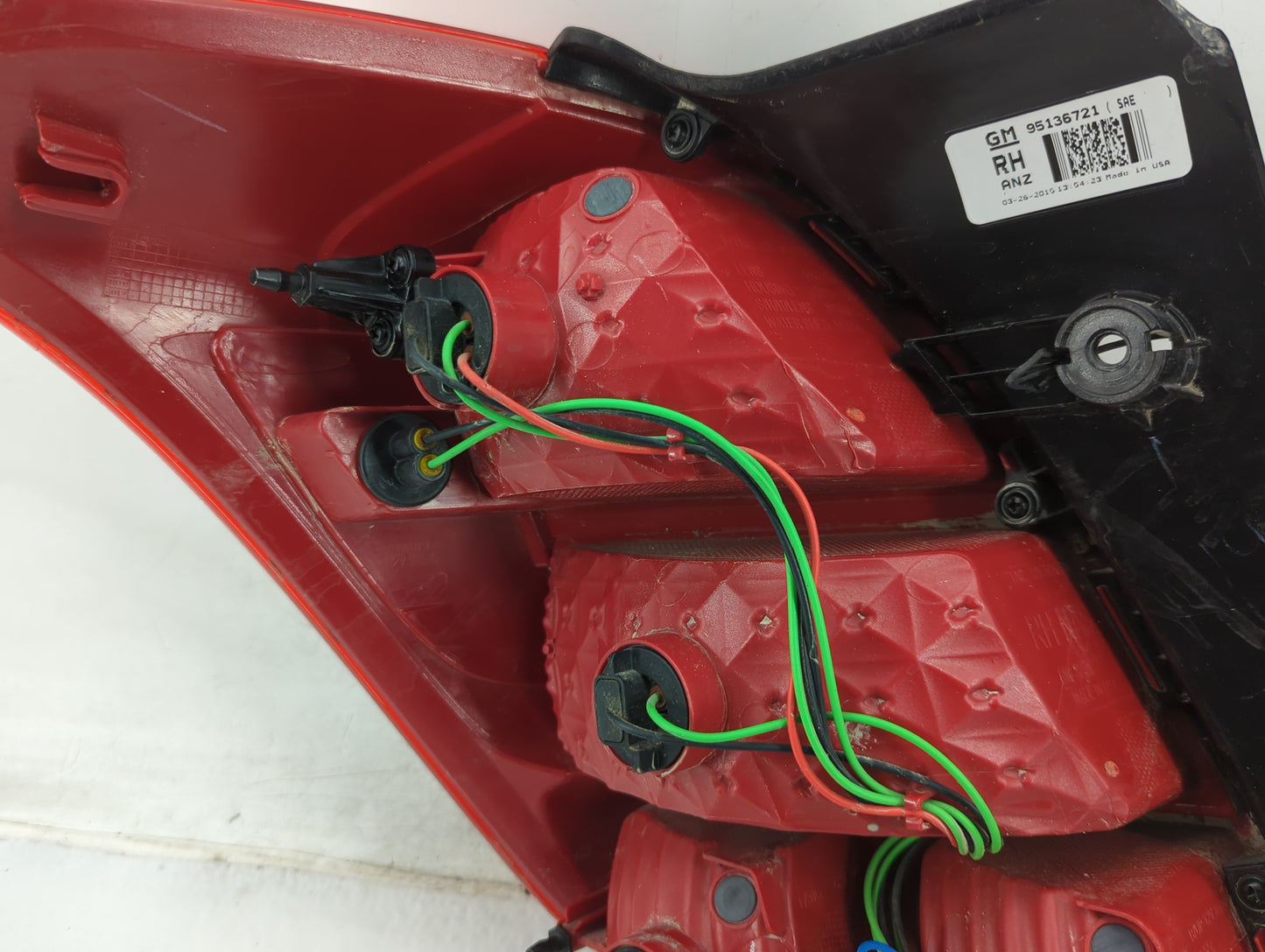 2013-2021 Chevrolet Trax Tail Light Assembly Passenger Right OEM P/N:95136721 Fits OEM Used Auto Parts - Oemusedautoparts1.c