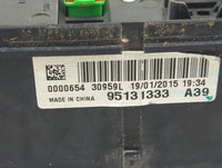 2013-2015 Chevrolet Trax Fusebox Fuse Box Panel Relay Module P/N:95131333 Fits Fits 2013 2014 2015 OEM Used Auto Parts - Oem