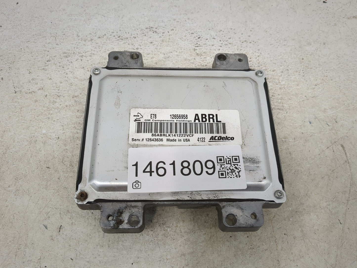 2013-2016 Chevrolet Trax PCM Engine Control Computer ECU ECM PCU OEM P/N:12656958 Fits Fits 2011 2012 2013 2014 2015 2016 OE