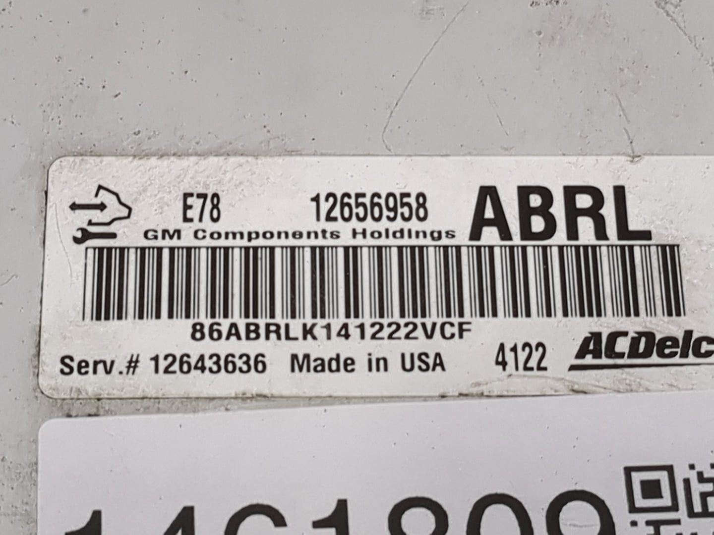 2013-2016 Chevrolet Trax PCM Engine Control Computer ECU ECM PCU OEM P/N:12656958 Fits Fits 2011 2012 2013 2014 2015 2016 OE