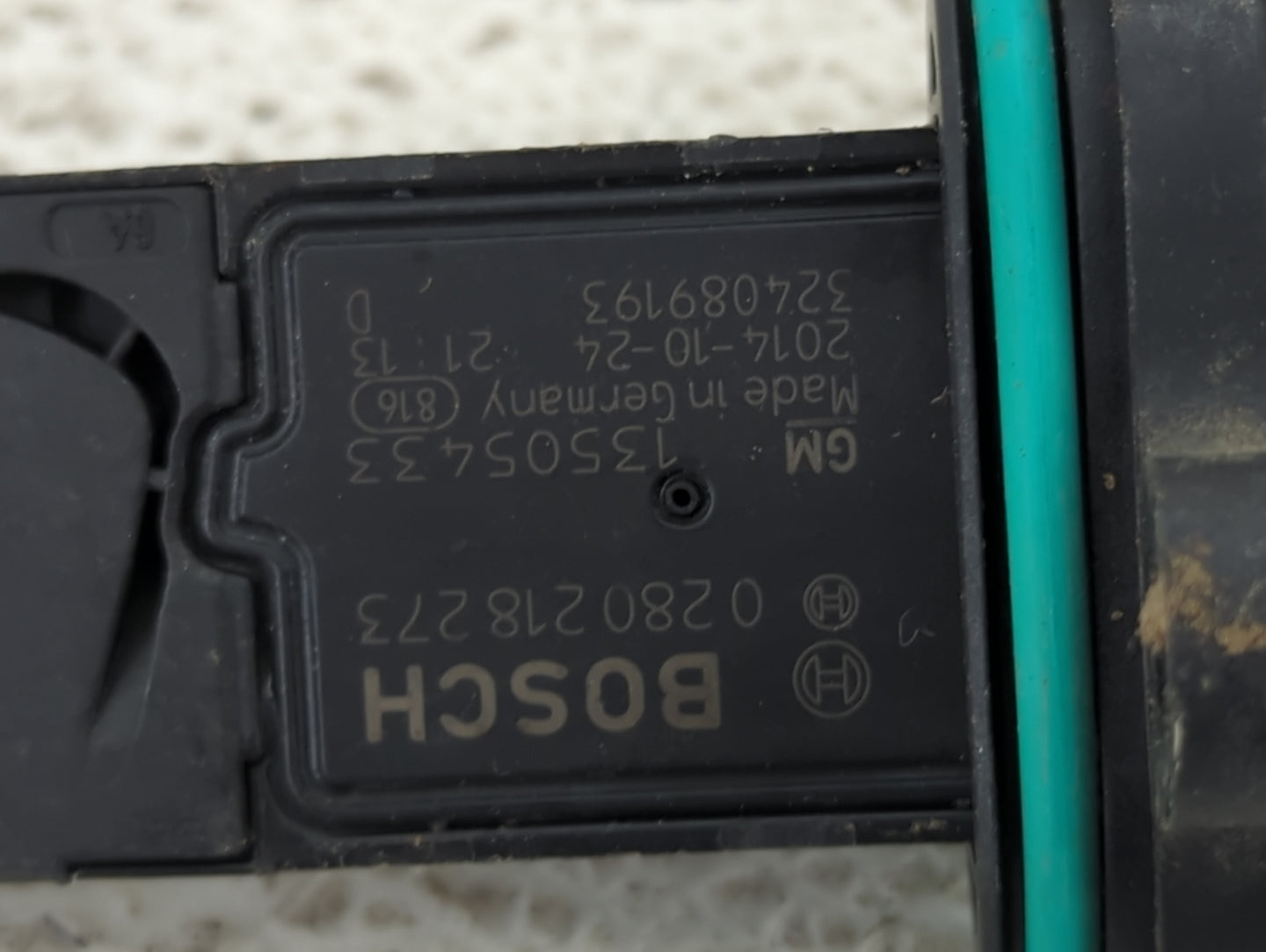 2013-2021 Chevrolet Trax Mass Air Flow Meter Maf 1487937 - Oemusedautoparts1.com