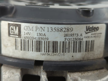 2013-2021 Chevrolet Trax Alternator Replacement Generator Charging Assembly Engine OEM P/N:13577154 13597226 Fits OEM Used Auto Parts