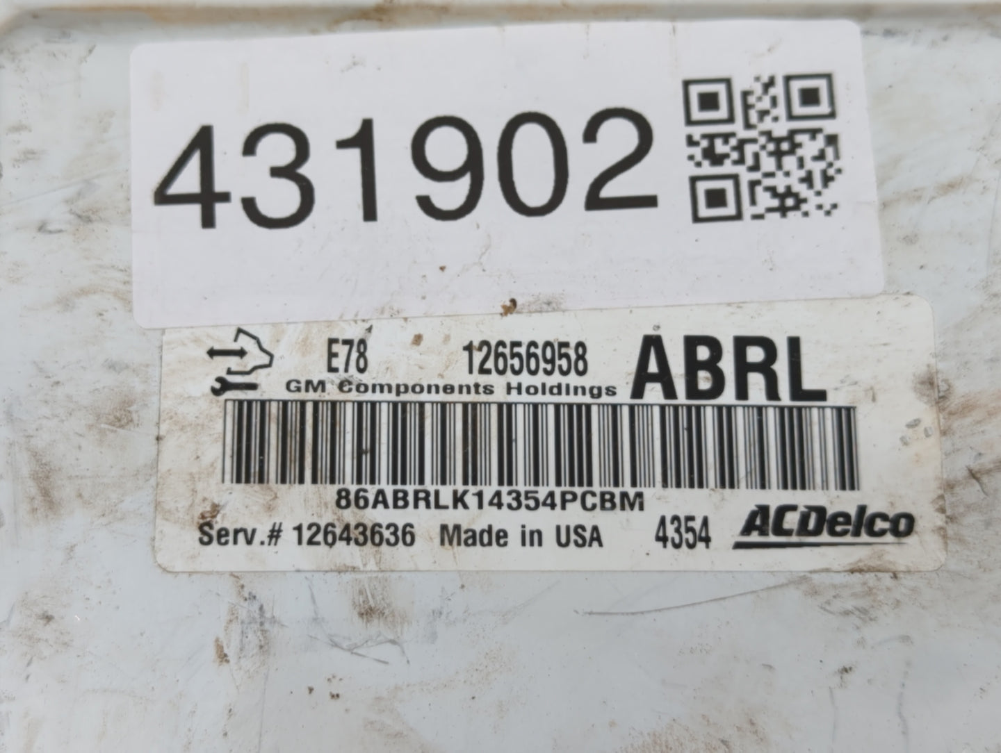 2013-2016 Chevrolet Trax PCM Engine Control Computer ECU ECM PCU OEM P/N:12656958 12655586 Fits Fits 2011 2012 2013 2014 201