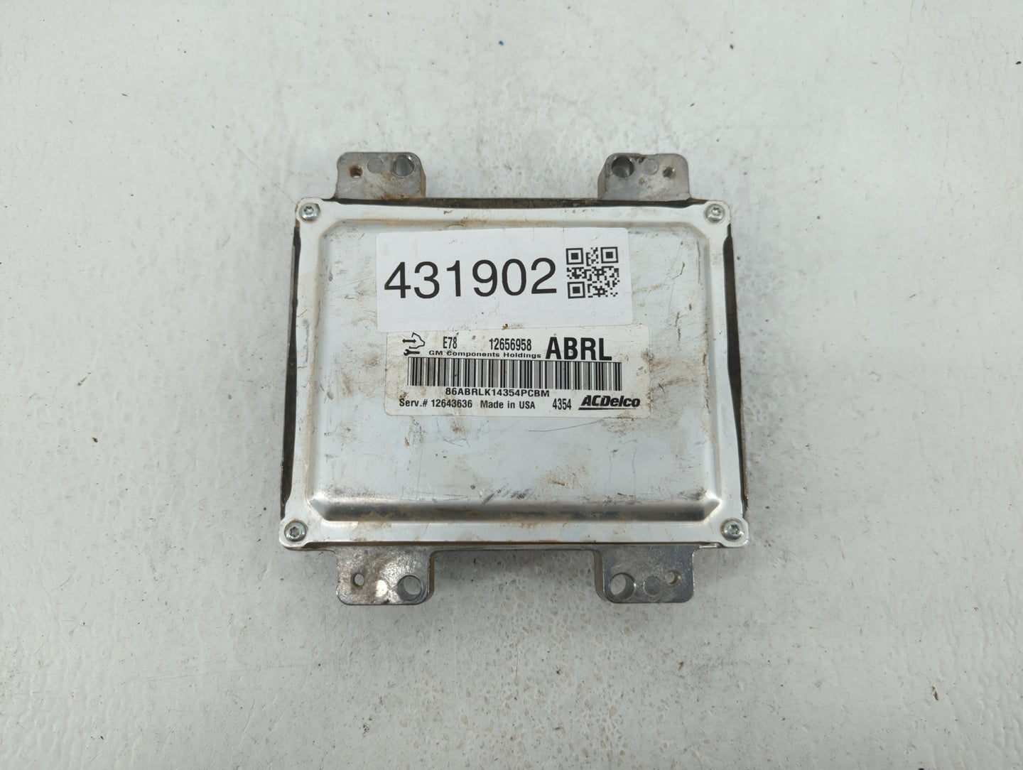 2013-2016 Chevrolet Trax PCM Engine Control Computer ECU ECM PCU OEM P/N:12656958 12655586 Fits Fits 2011 2012 2013 2014 201