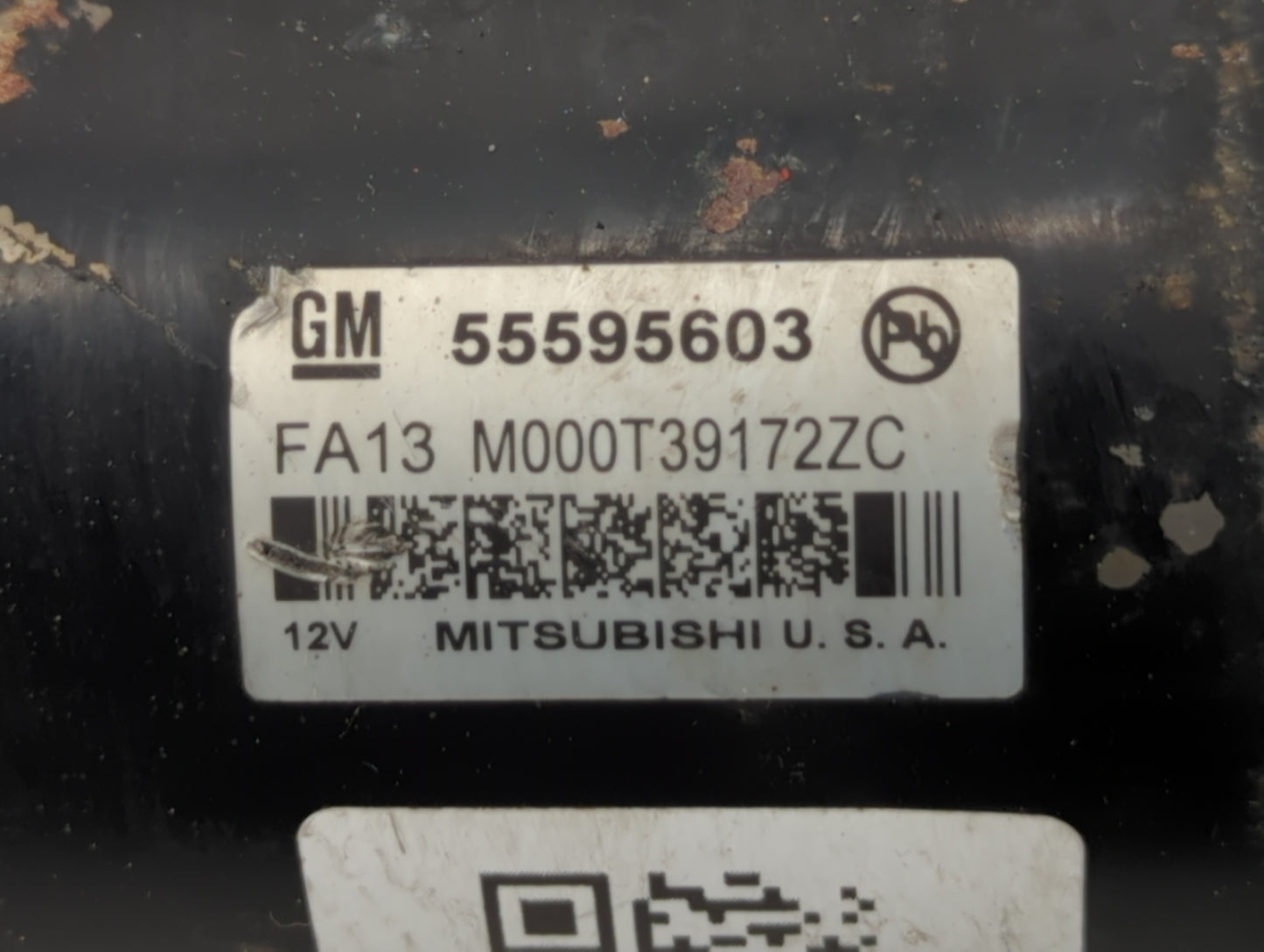 2013-2021 Chevrolet Trax Car Starter Motor Solenoid OEM P/N:M000T39172ZC 55595603 Fits OEM Used Auto Parts - Oemusedautopart