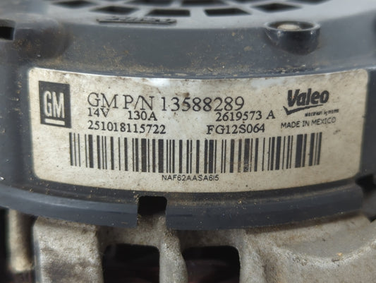 2013-2021 Chevrolet Trax Alternator Replacement Generator Charging Assembly Engine OEM P/N:13588289 Fits OEM Used Auto Parts