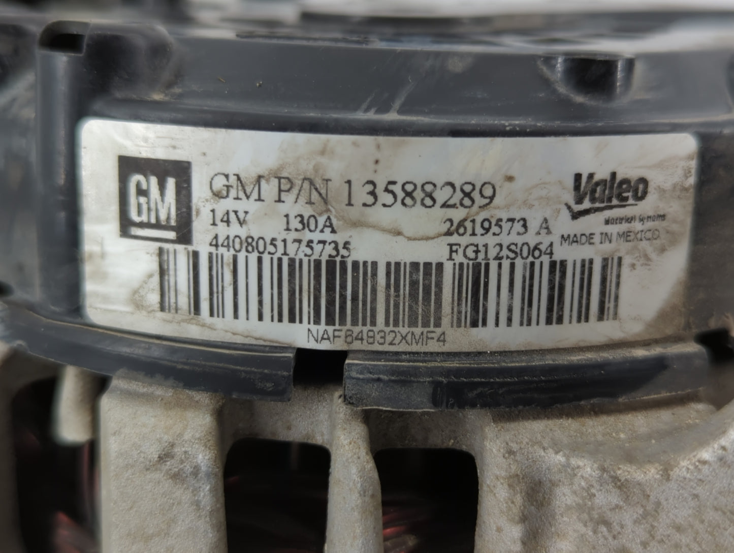 2013-2021 Chevrolet Trax Alternator Replacement Generator Charging Assembly Engine OEM P/N:13588289 Fits OEM Used Auto Parts