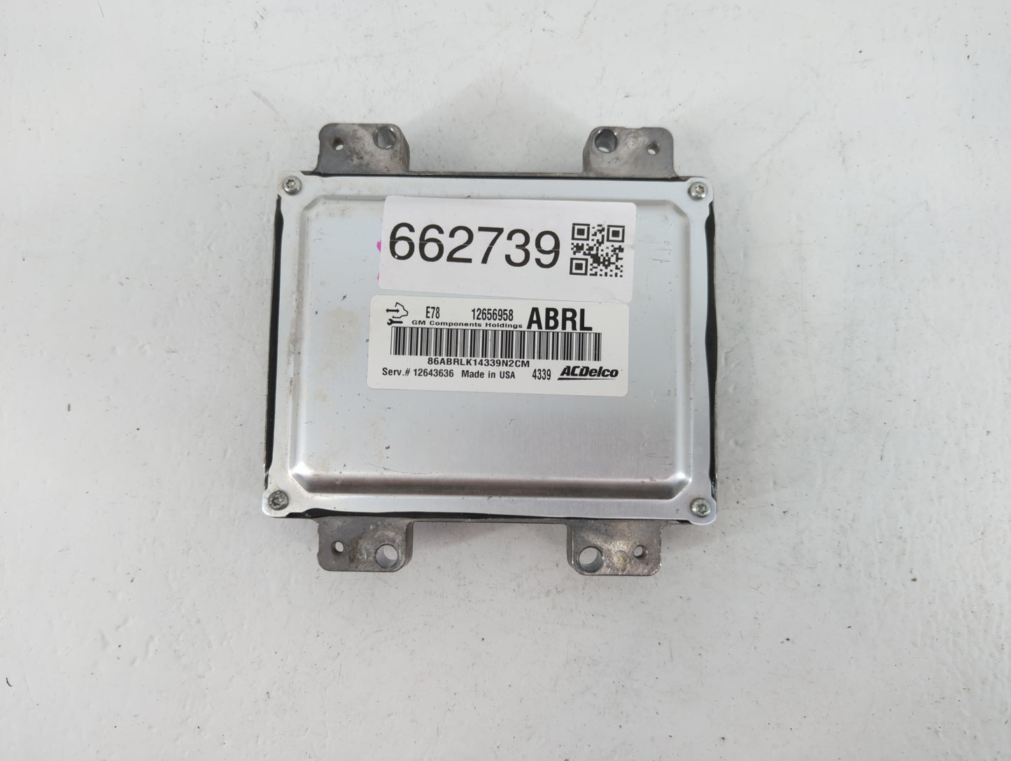 2013-2016 Chevrolet Trax PCM Engine Control Computer ECU ECM PCU OEM P/N:12643636 12656958 Fits Fits 2011 2012 2013 2014 201