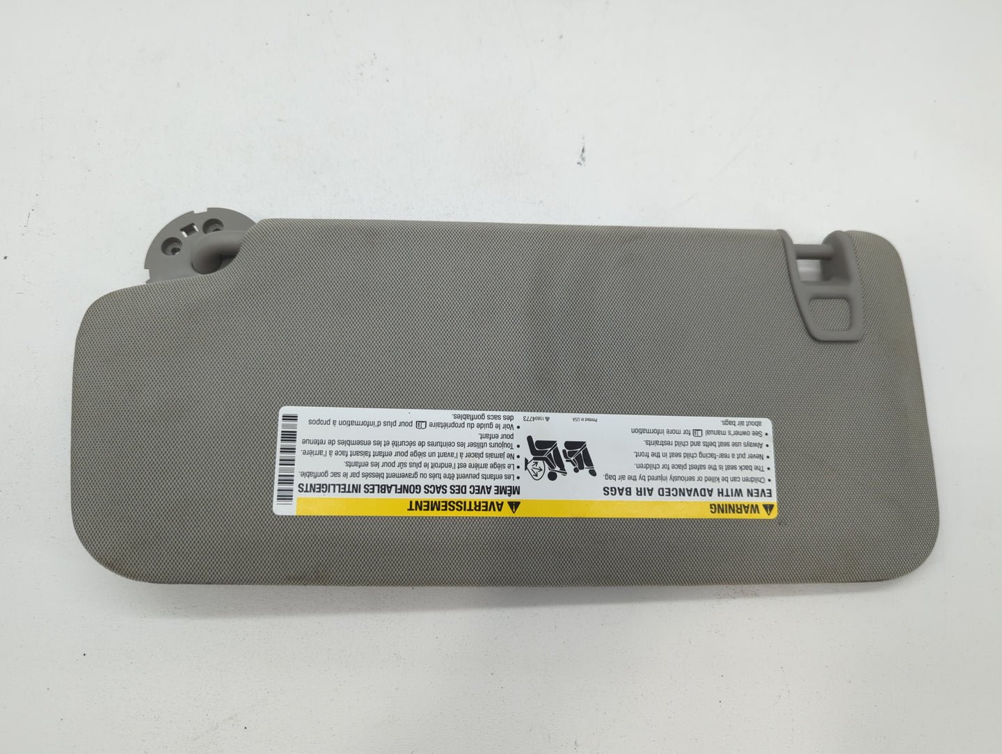 2015-2016 Chevrolet Trax Sun Visor Shade Replacement Passenger Right Mirror Fits Fits 2015 2016 OEM Used Auto Parts - Oemuse