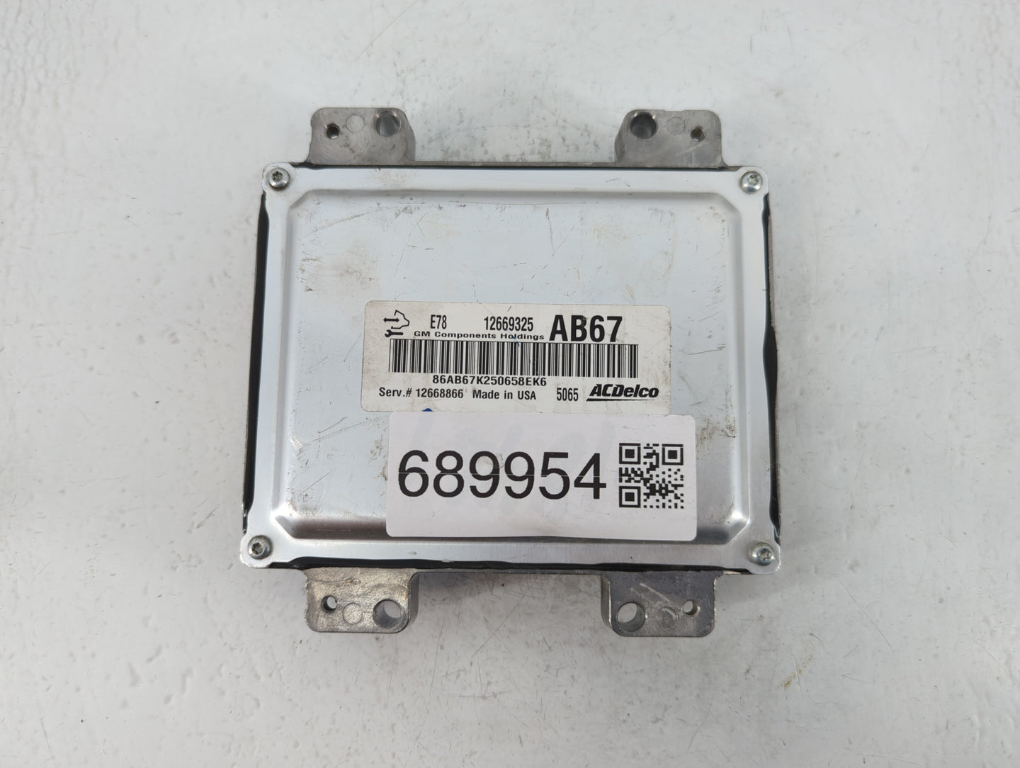 2013-2016 Chevrolet Trax PCM Engine Control Computer ECU ECM PCU OEM P/N:12669325 AB67 Fits Fits 2011 2012 2013 2014 2015 20