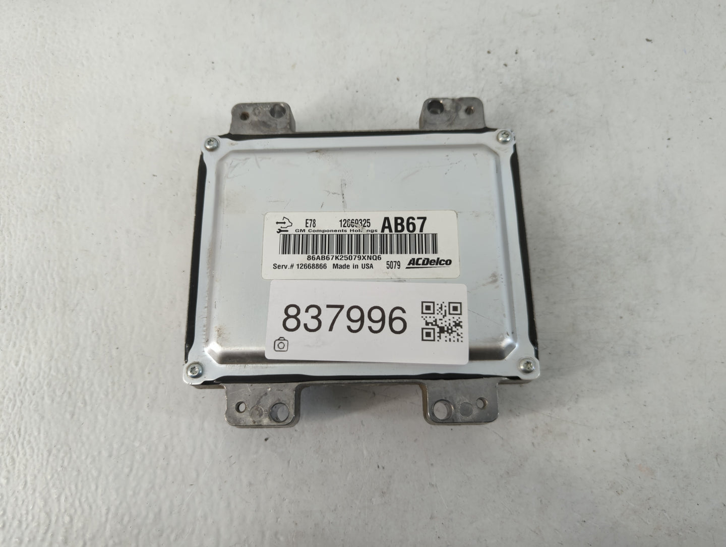 2013-2016 Chevrolet Trax PCM Engine Control Computer ECU ECM PCU OEM P/N:12669325 E78 Fits Fits 2011 2012 2013 2014 2015 201