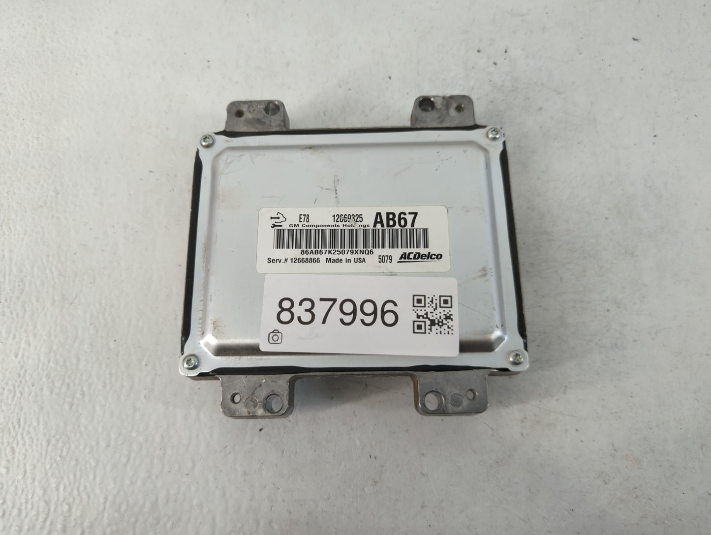 2013-2016 Chevrolet Trax PCM Engine Control Computer ECU ECM PCU OEM P/N:12669325 E78 Fits Fits 2011 2012 2013 2014 2015 201