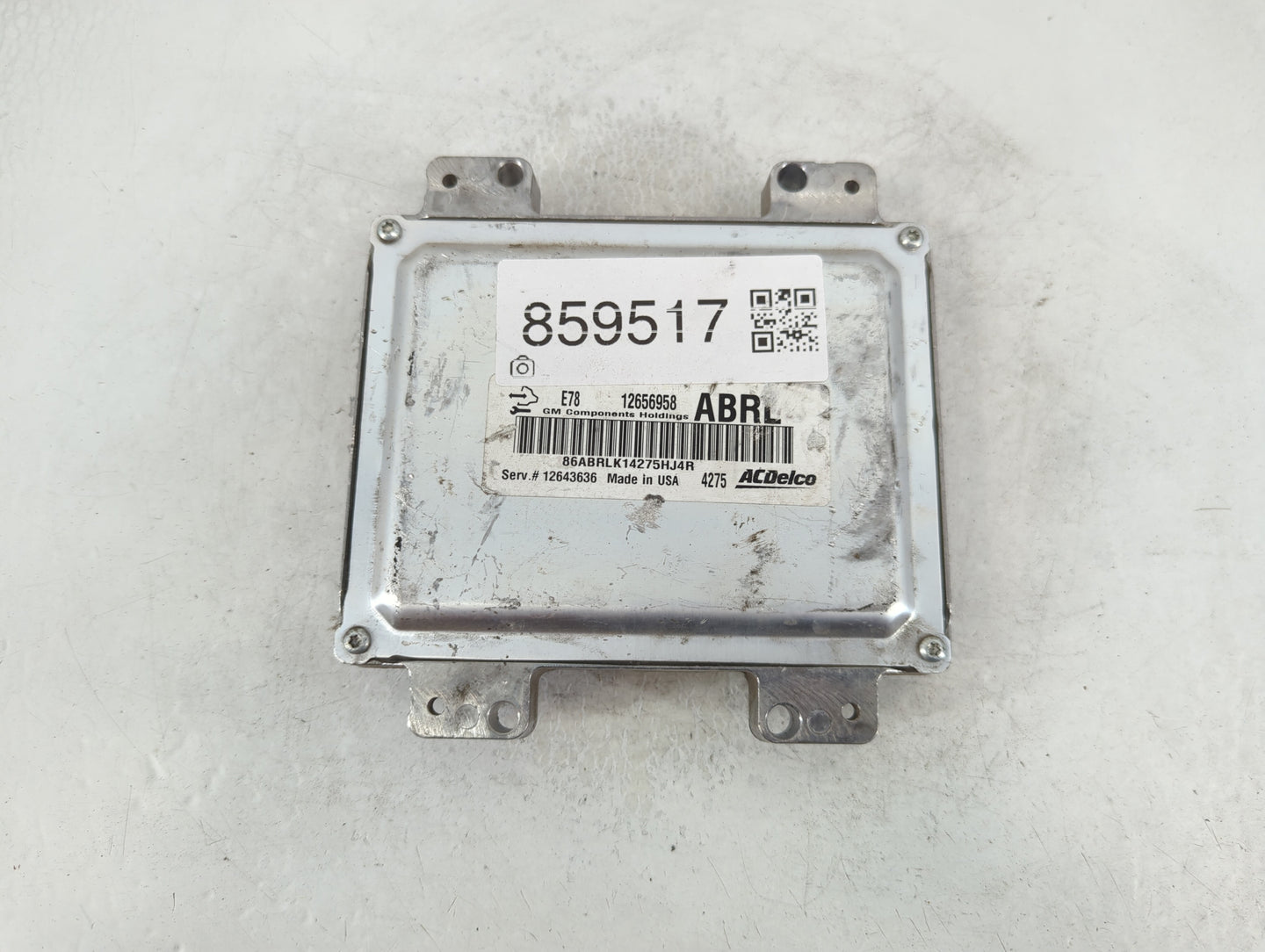 2013-2016 Chevrolet Trax PCM Engine Control Computer ECU ECM PCU OEM P/N:12643636 12656958 Fits Fits 2011 2012 2013 2014 201