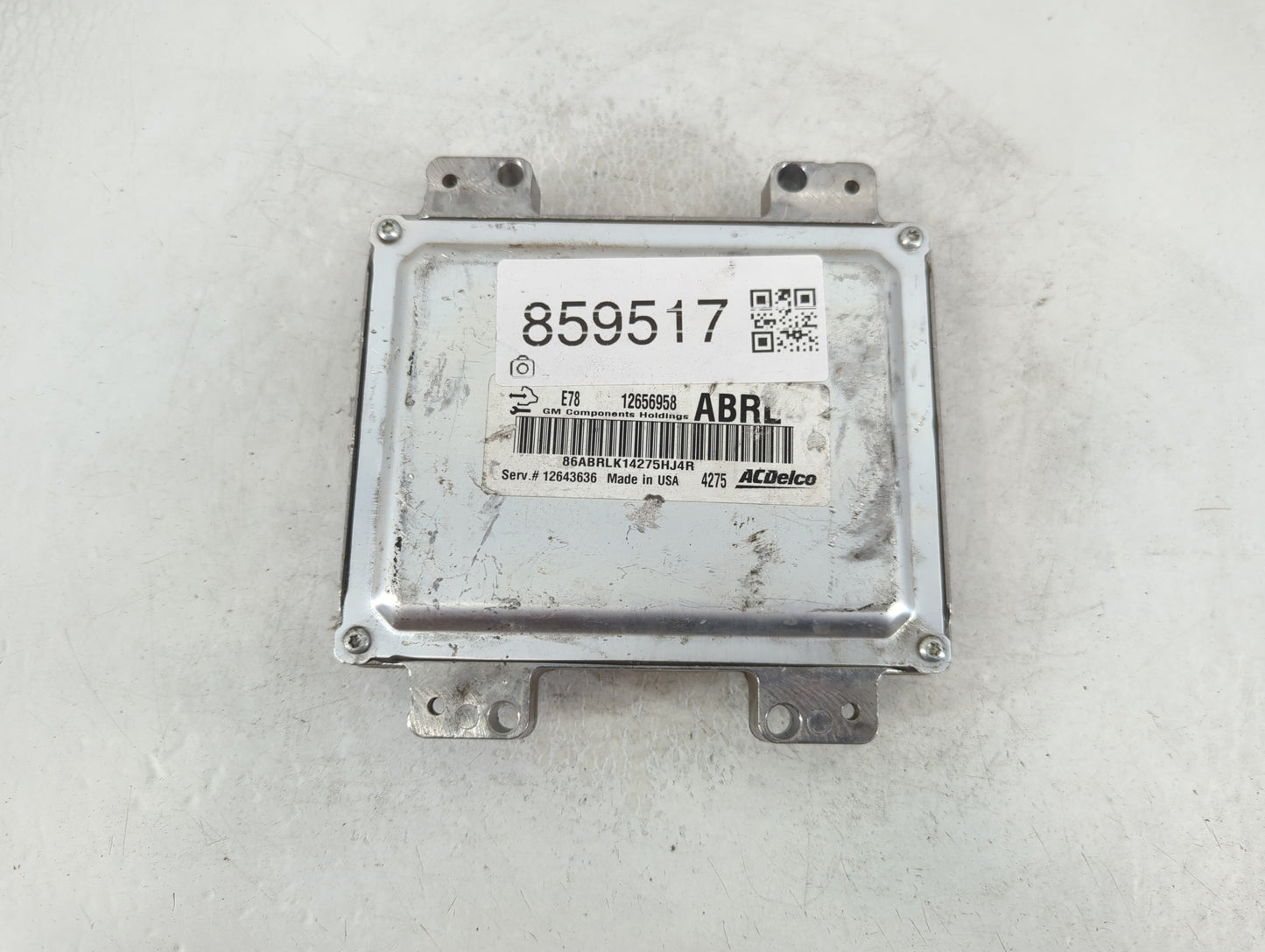 2013-2016 Chevrolet Trax PCM Engine Control Computer ECU ECM PCU OEM P/N:12643636 12656958 Fits Fits 2011 2012 2013 2014 201