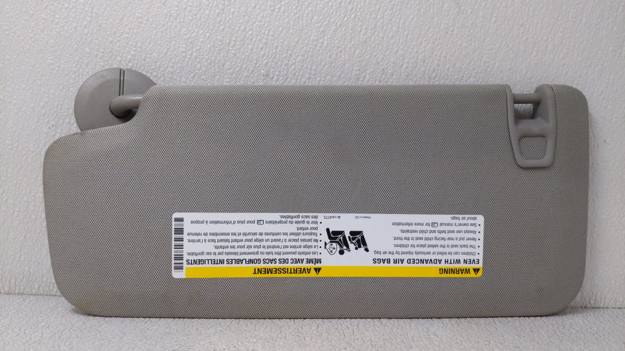 2015-2016 Chevrolet Trax Sun Visor Shade Replacement Passenger Right Mirror Fits Fits 2015 2016 OEM Used Auto Parts - Oemuse