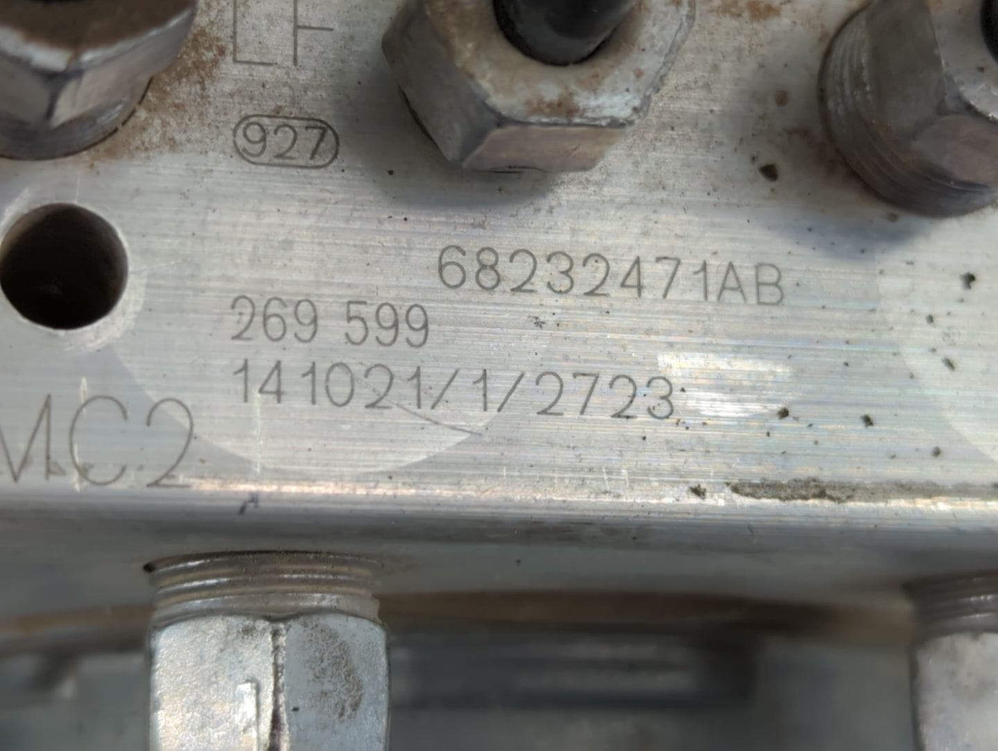 2015 Chrysler 200 ABS Pump Control Module Replacement P/N:68232471AB Fits OEM Used Auto Parts - Oemusedautoparts1.com