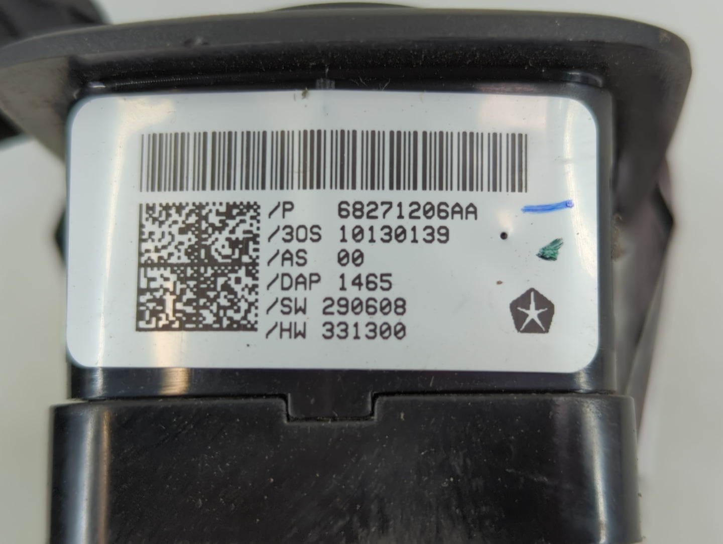 2015-2017 Chrysler 200 Master Power Window Switch Replacement Driver Side Left P/N:68271206AA Fits OEM Used Auto Parts - Oem