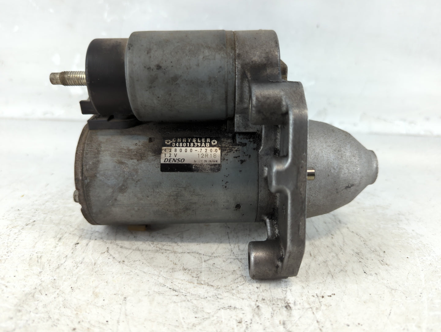 2015-2017 Chrysler 200 Car Starter Motor Solenoid OEM P/N:428000-7200 04801839AB Fits OEM Used Auto Parts - Oemusedautoparts