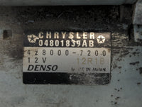 2015-2017 Chrysler 200 Car Starter Motor Solenoid OEM P/N:428000-7200 04801839AB Fits OEM Used Auto Parts - Oemusedautoparts