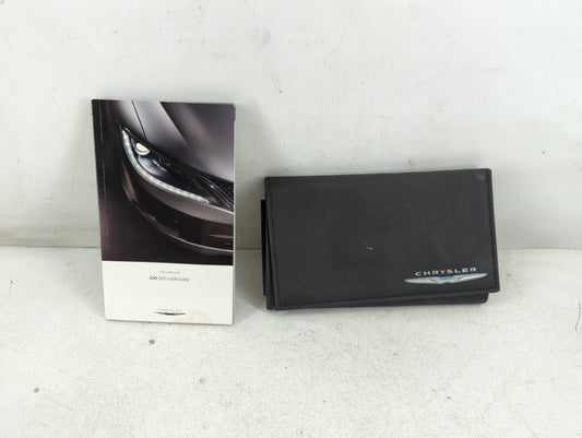 2015 Chrysler 200 Owners Manual Book Guide P/N:15UF-926-AA OEM Used Auto Parts - Oemusedautoparts1.com
